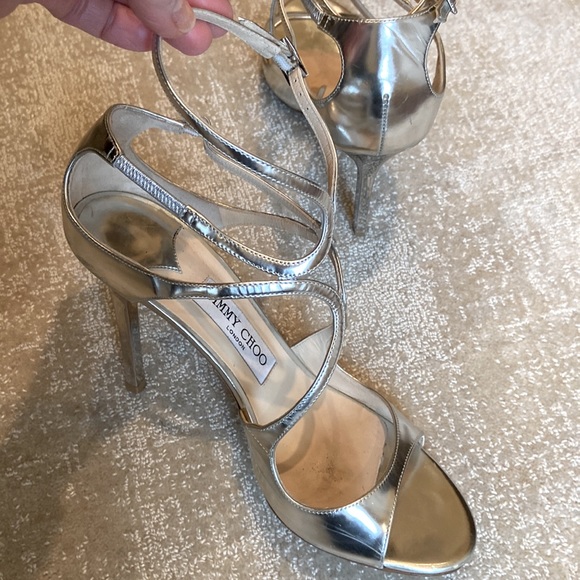 Jimmy Choo “Ivette” sandals with dust bag. Size 39 - Picture 3 of 16